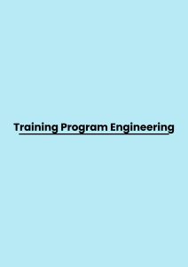 Training Program Engineering