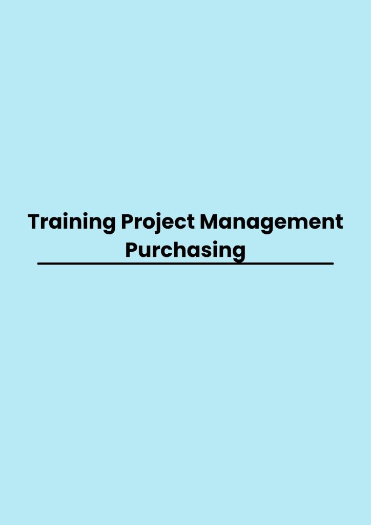 pelatihan Project Management Purchasing online