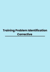 Training Problem Identification Corrective pelatihan Problem Identification Corrective online