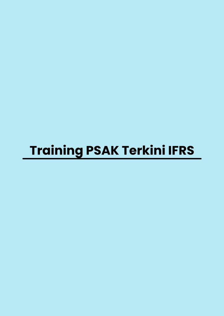 pelatihan PSAK Terkini IFRS online