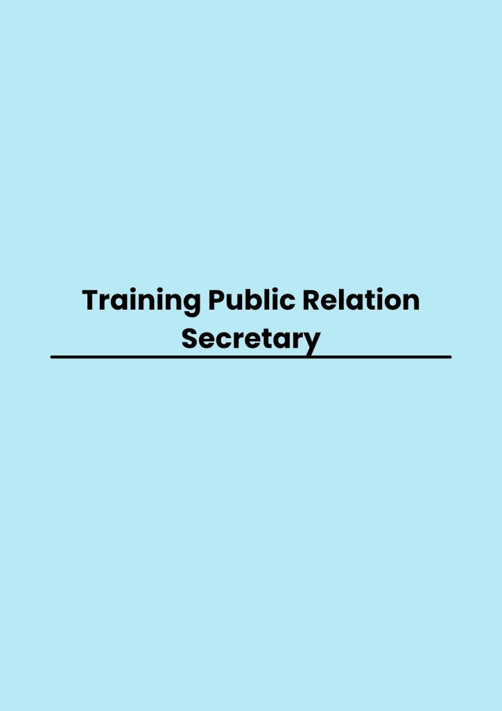 Training Public Relation Secretary pelatihan Public Relation Secretary online