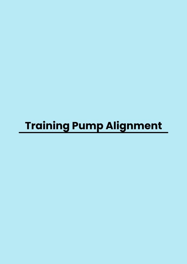 pelatihan Pump Alignment online