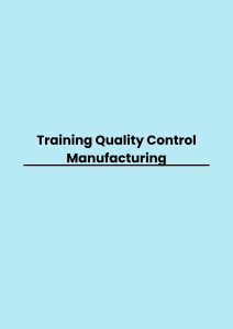 Training Quality Control Manufacturing pelatihan Quality Control Manufacturing online
