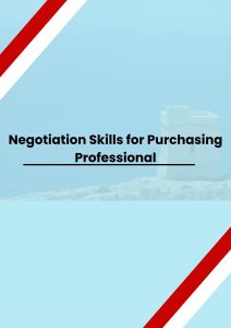 pelatihan Negotiation Skills for Purchasing Professional online