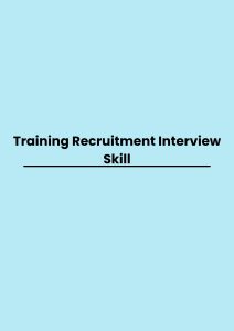 pelatihan Recruitment Interview Skill online