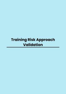 Training Risk Approach Validation pelatihan Risk Approach Validation online