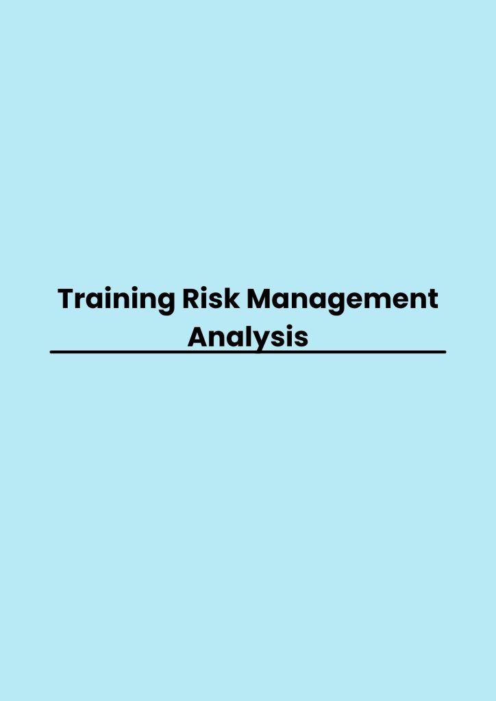 Training Risk Management Analysis pelatihan Risk Management Analysis online