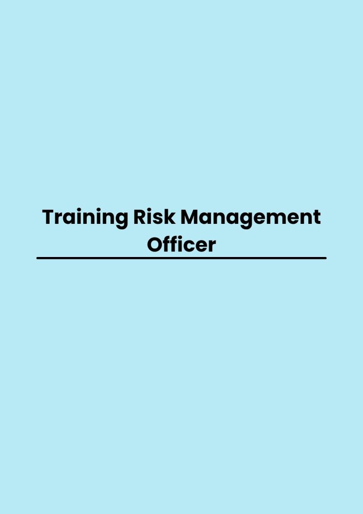 pelatihan Risk Management Officer online