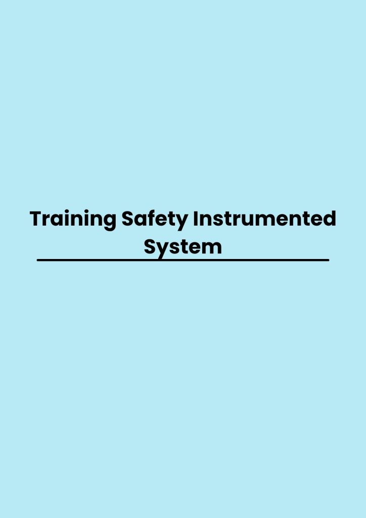 Training Safety Instrumented System pelatihan Safety Instrumented System online