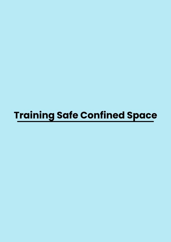 pelatihan Safe Confined Space online