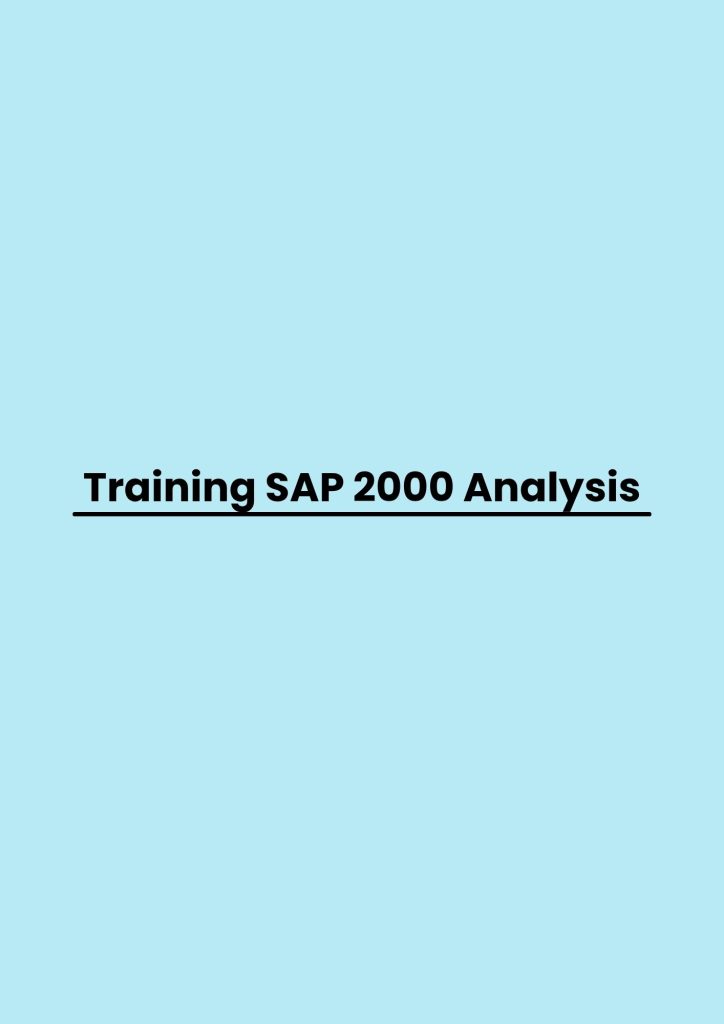 Training SAP 2000 Analysis pelatihan SAP 2000 Analysis online