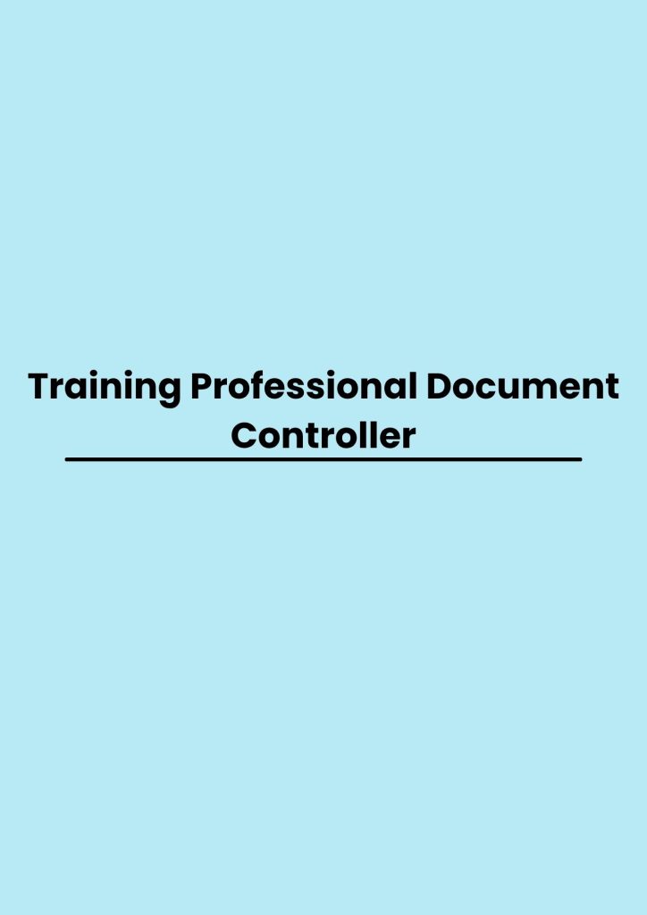pelatihan Professional Document Controller online