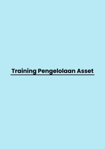 Training Pengelolaan Asset pelatihan Pengelolaan Asset online