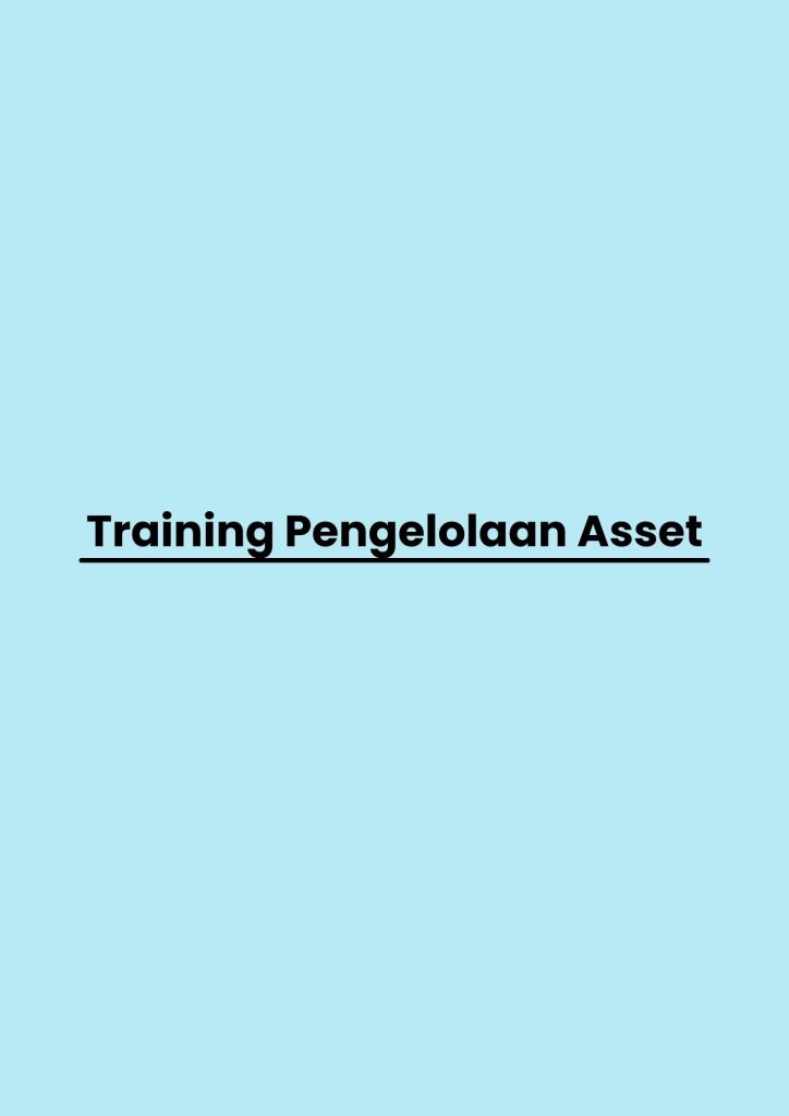 pelatihan Pengelolaan Asset online