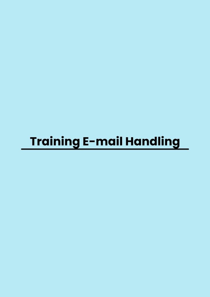 Training E-mail Handling pelatihan E-mail Handling online