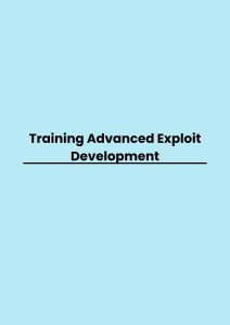 pelatihan Advanced Exploit Development online