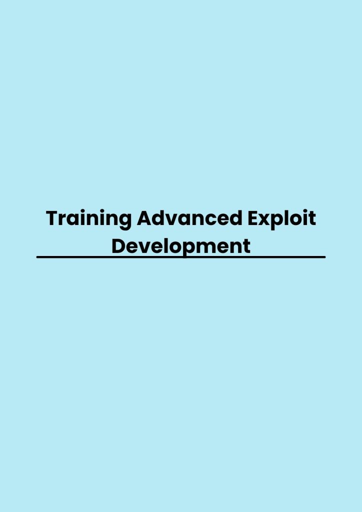 pelatihan Advanced Exploit Development online