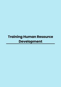 Training Human Resource Development pelatihan Human Resource Development online