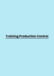 pelatihan Production Control online