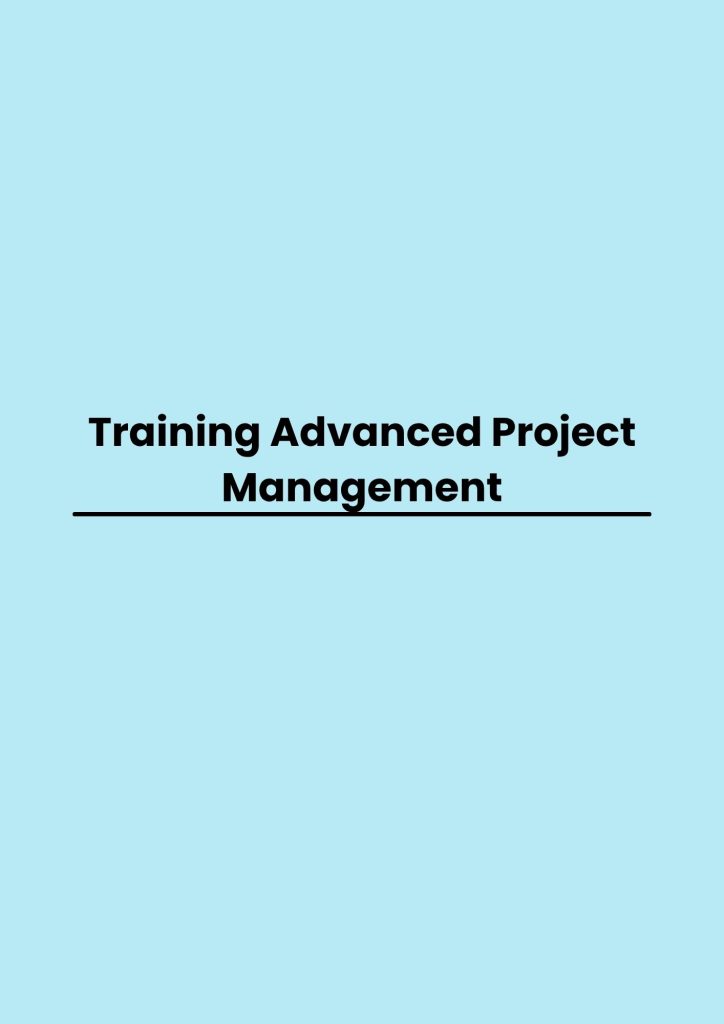 Training Advanced Project Management pelatihan Advanced Project Management online