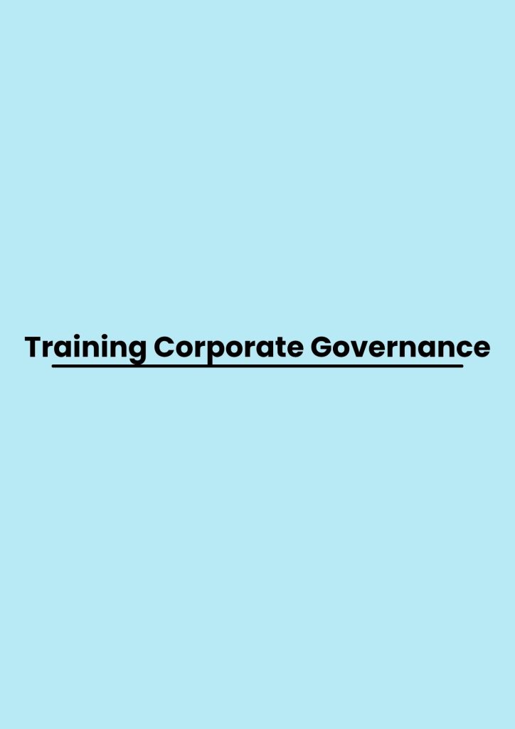 Training Corporate Governance pelatihan Corporate Governance online