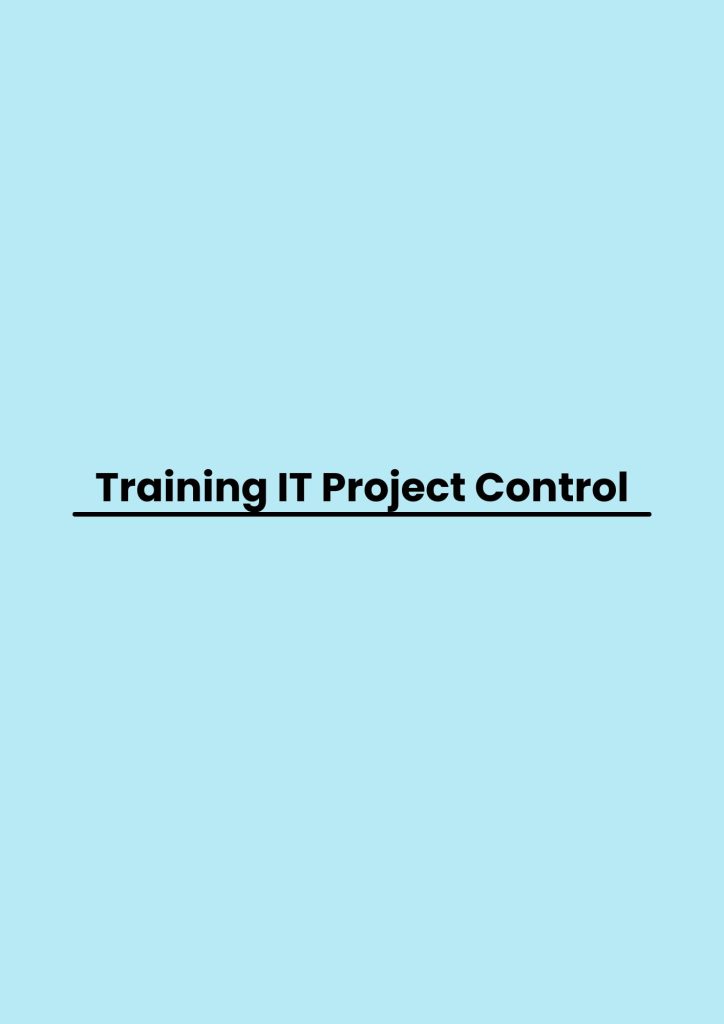 pelatihan IT Project Control online