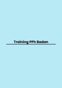 Training PPh Badan pelatihan PPh Badan online
