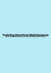 Training Electrical Maintenance