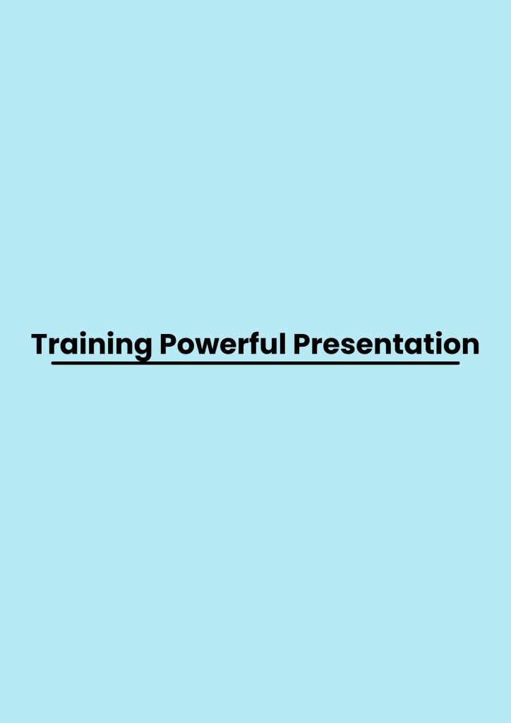 pelatihan Powerful Presentation online