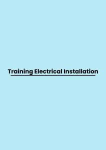 Training Electrical Installation pelatihan Electrical Installation online