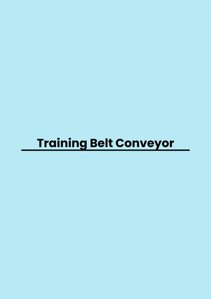 Training Belt Conveyor pelatihan Belt Conveyor online