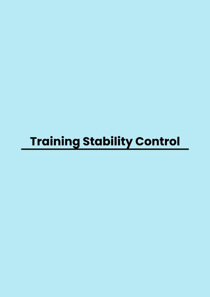 pelatihan Stability Control online