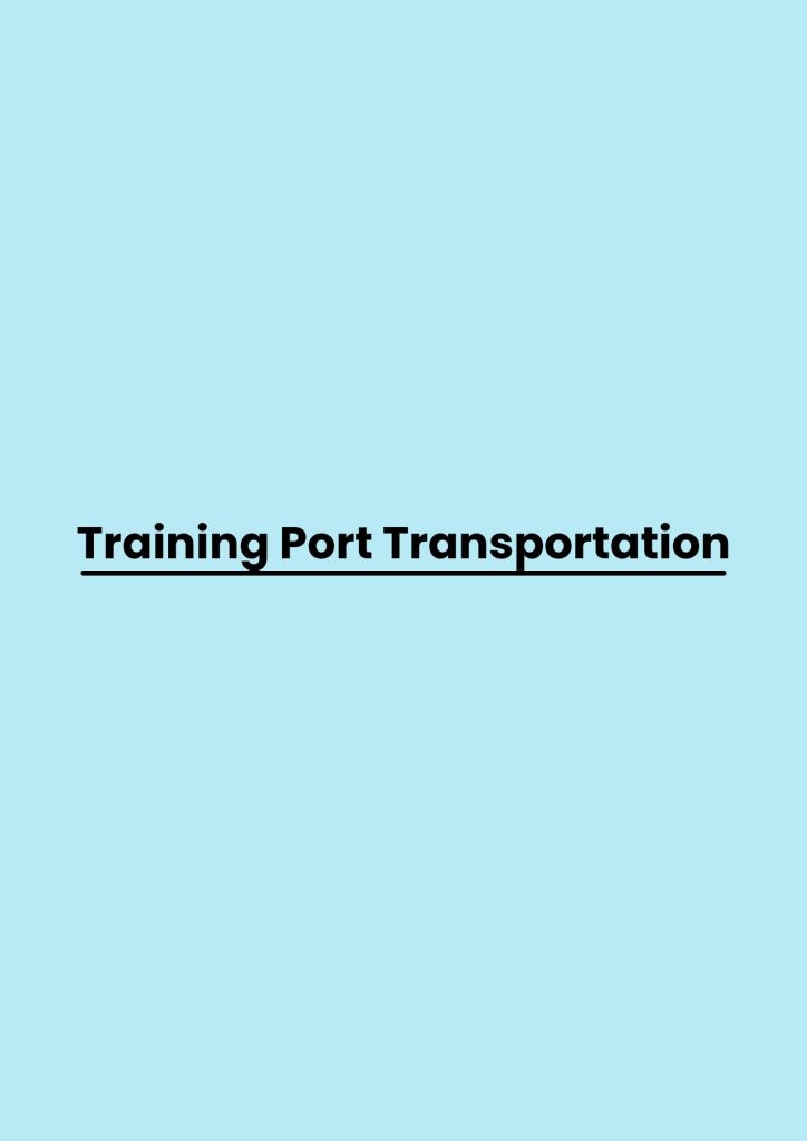 pelatihan Port Transportation online
