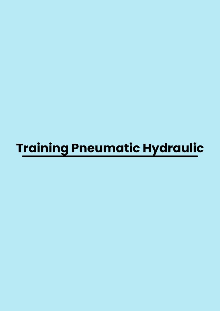 Training Pneumatic Hydraulic pelatihan Pneumatic Hydraulic online