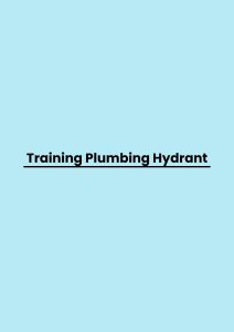 Training Plumbing Hydrant pelatihan Plumbing Hydrant online