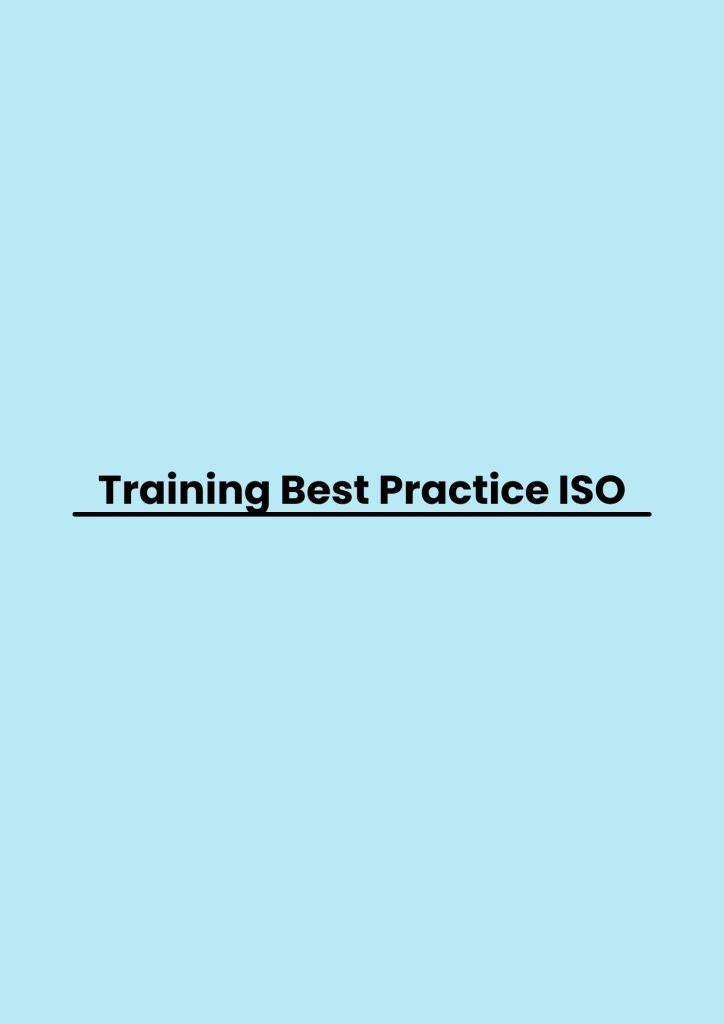 Training Best Practice ISO pelatihan Best Practice ISO online