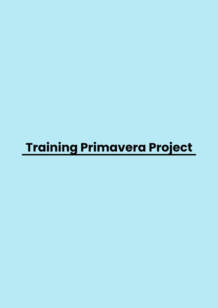pelatihan Primavera Project online