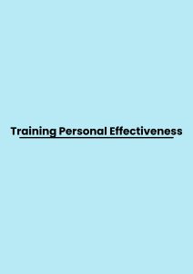 pelatihan Personal Effectiveness online