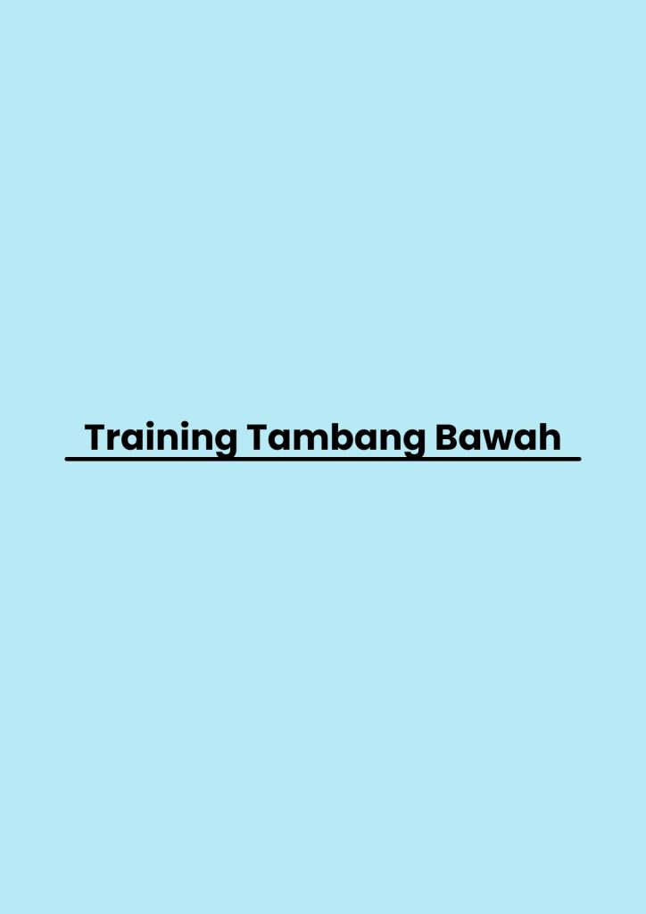 pelatihan Tambang Bawah online