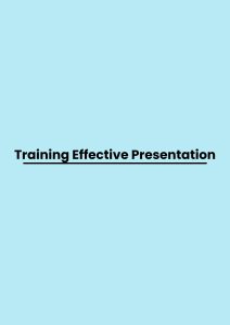 pelatihan Effective Presentation online