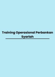 pelatihan Operasional Perbankan Syariah online