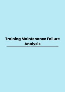 pelatihan Maintenance Failure Analysis online