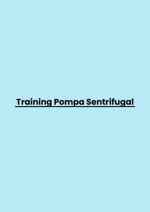 pelatihan Pompa Sentrifugal online