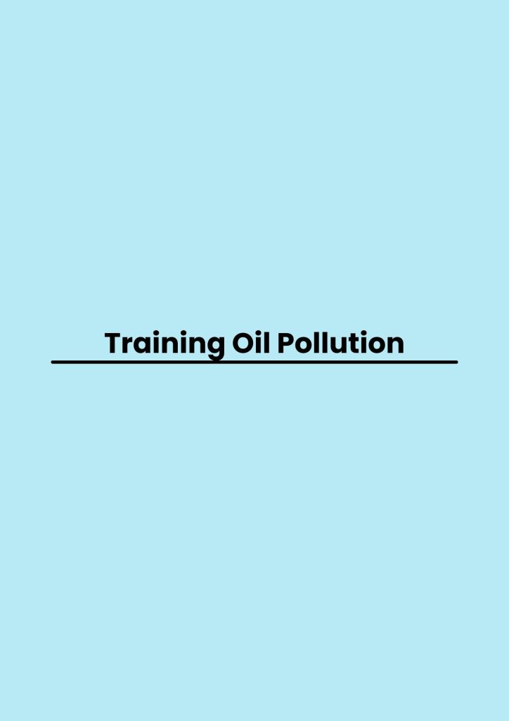 pelatihan Oil Pollution online